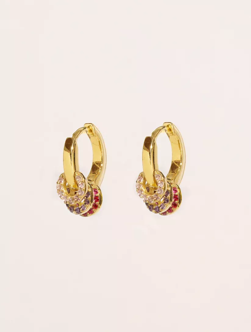 Be Maad Karma boucles rose violet 1cm