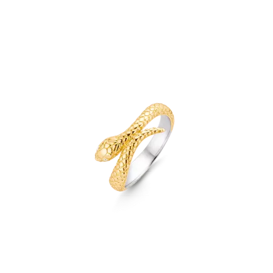 Ti Sento bague serpent or jaune 54mm