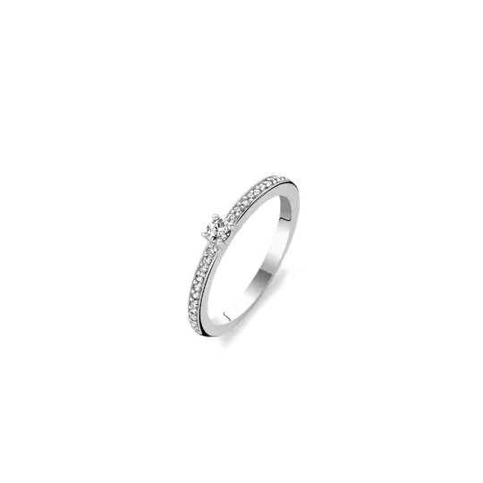 Ti Sento fianç fine 4 grif 1/2 serti ag 52mm