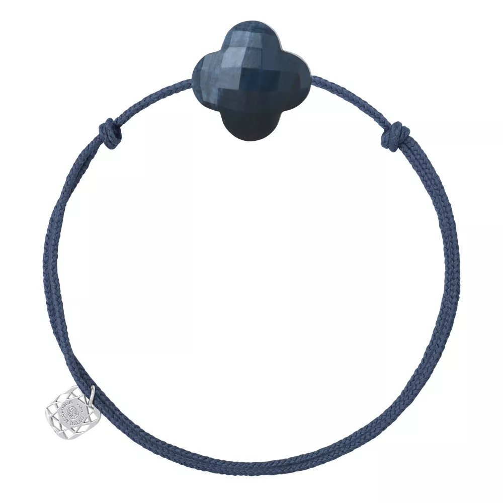 Morgan Bello brac/cordon cous pietersite bleue