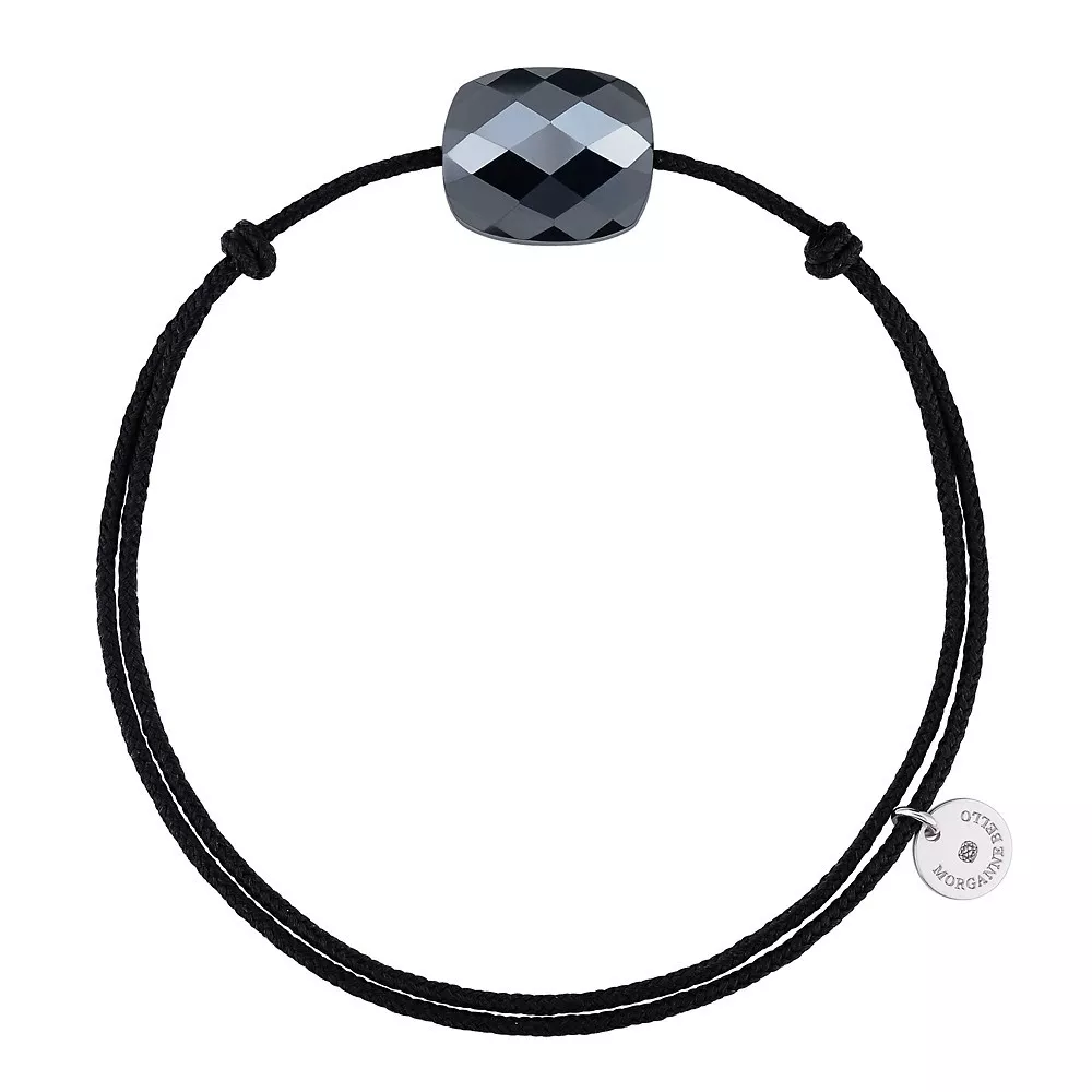 Morgan Bello brac/cordon coussin hématite
